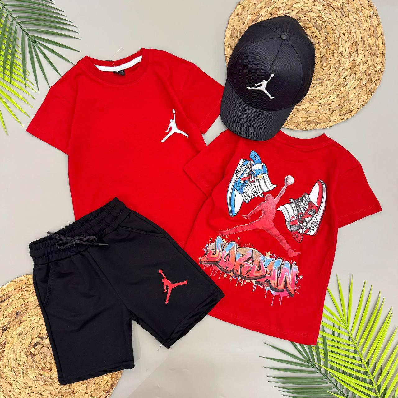 Red Jordan Set