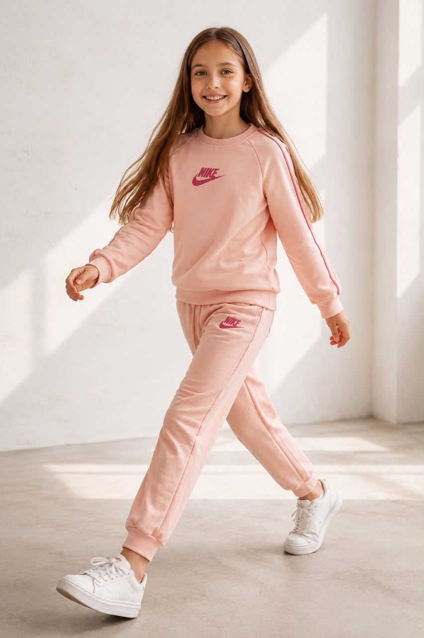 Blush Pink Nike Tracksuit Set