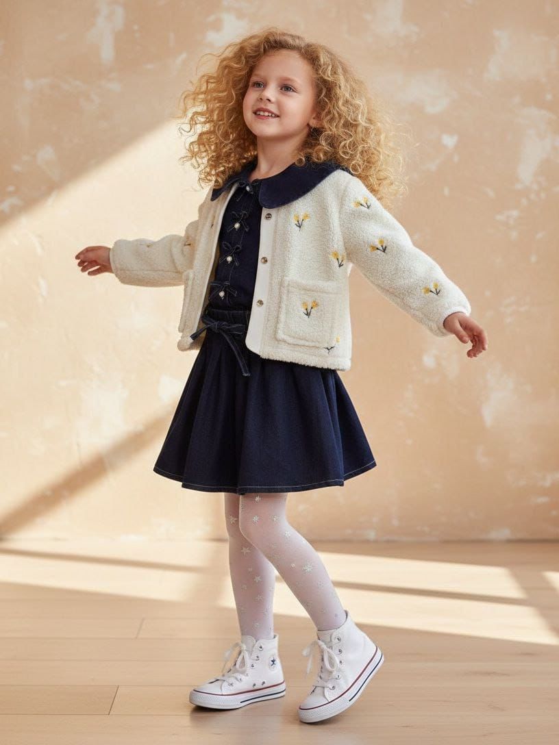 Navy Bow 3-Piece Set