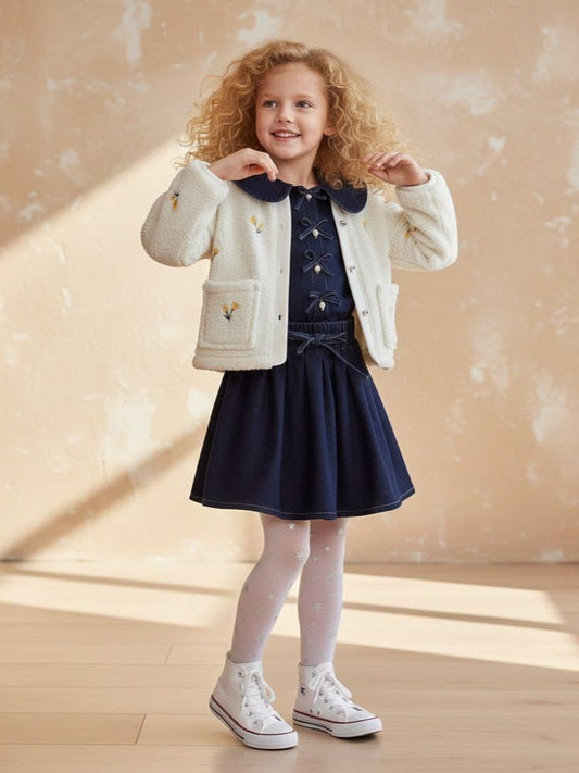 Navy Bow 3-Piece Set