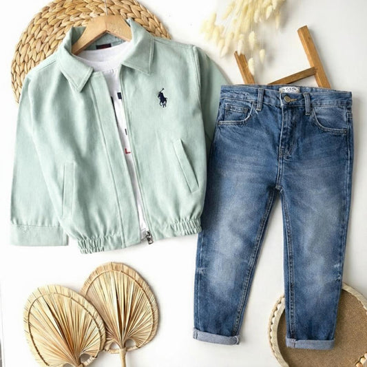 Green Classic Polo 3-Piece Set