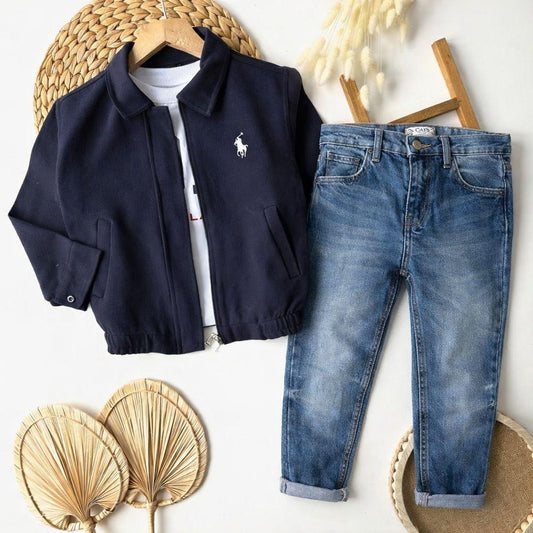 Navy Classic Polo 3-Piece Set