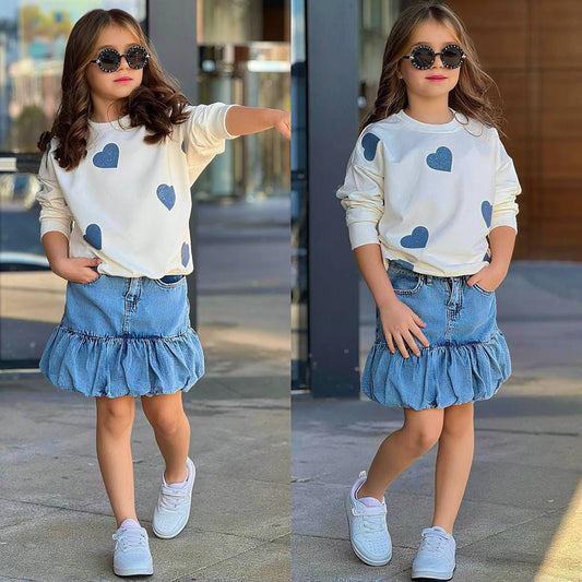 Hearts & Denim Set