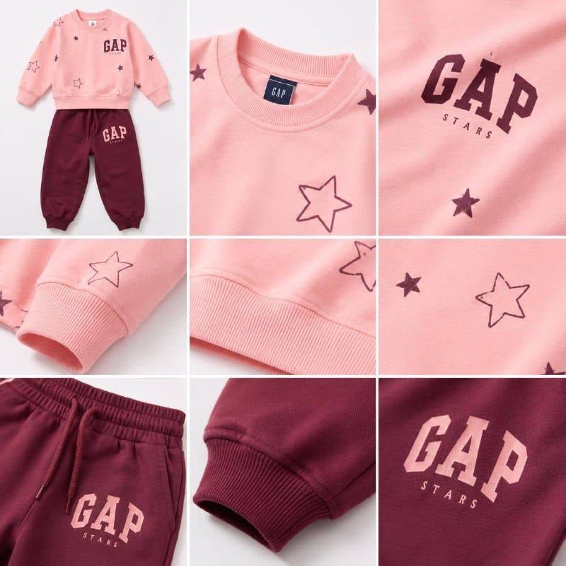 Pink & Burgundy GAP Tracksuit Set