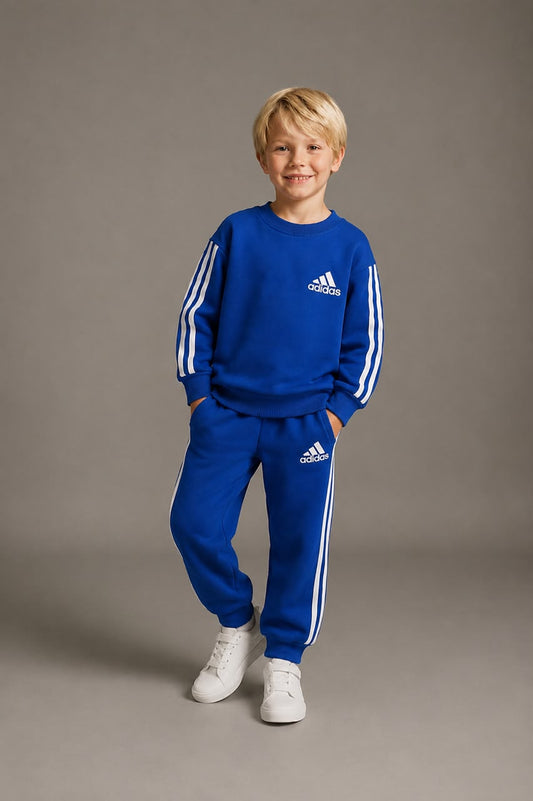 Royal Blue Adidas Tracksuit Set