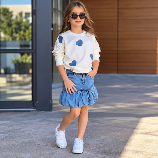 Hearts & Denim Set
